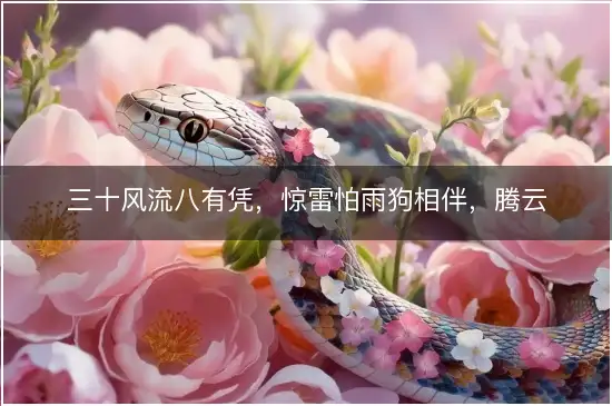 三十风流八有凭，惊雷怕雨狗相伴，腾云驾雾司马郎，武松打虎在景阳打一准确最佳生肖,经典词语完美解释