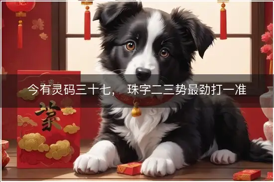 今有灵码三十七， 珠字二三势最劲打一准确最佳生肖,全面解析精选释义