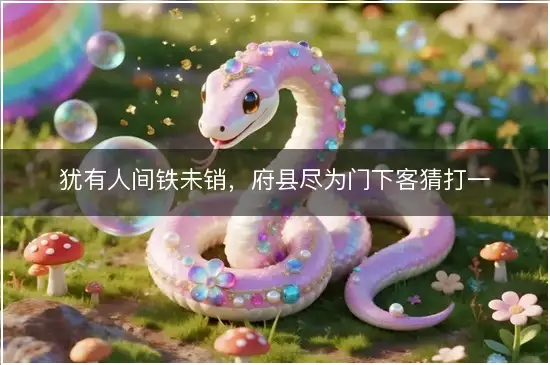 犹有人间铁未销，府县尽为门下客猜打一生肖是指打代表最佳生肖,准确答案成语精选答解