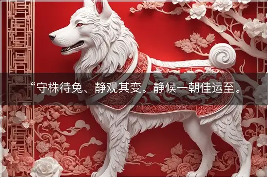 “守株待兔、静观其变。静候一朝佳运至。静待机缘、驻足等候。浮生得失且随缘”猜打一肖指打代表最佳生肖,释义解析成语精选答释