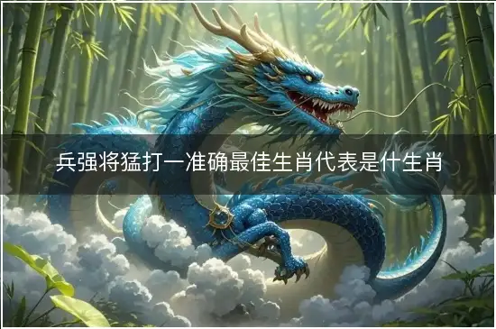 兵强将猛打一准确最佳生肖代表是什生肖,精选释义解释